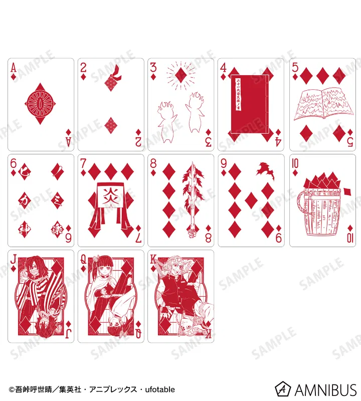 Demon Slayer Bicycle Playing Cards